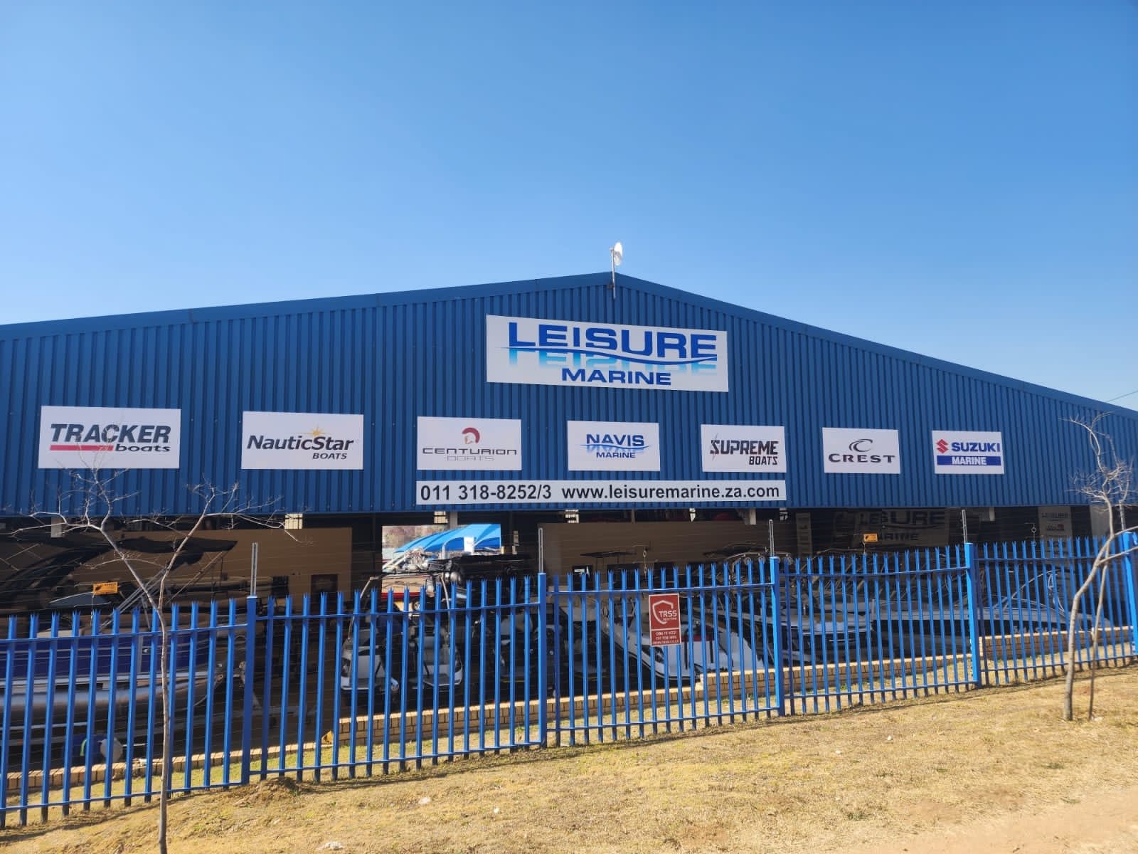 The Leisure Marine showroom on Lever Road, Midrand